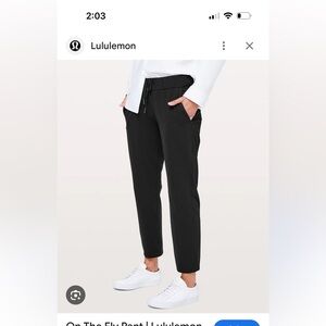 Lululemon on the fly pant never BNWOT in dark green.